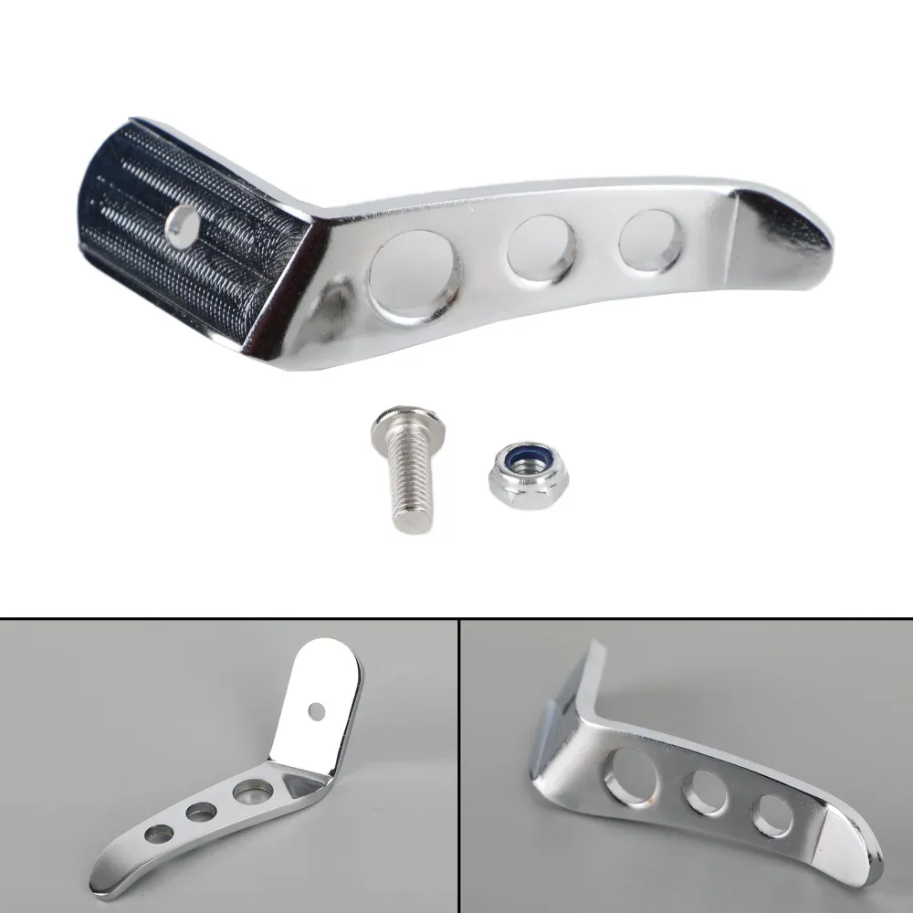 Motorcykel Chrome Stand Kickstand Extension passar för Harley Touring Glide 91-20 Generic