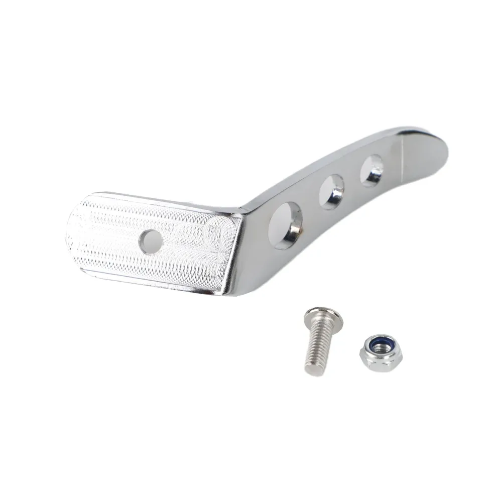 Motorcykel Chrome Stand Kickstand Extension passar för Harley Touring Glide 91-20 Generic