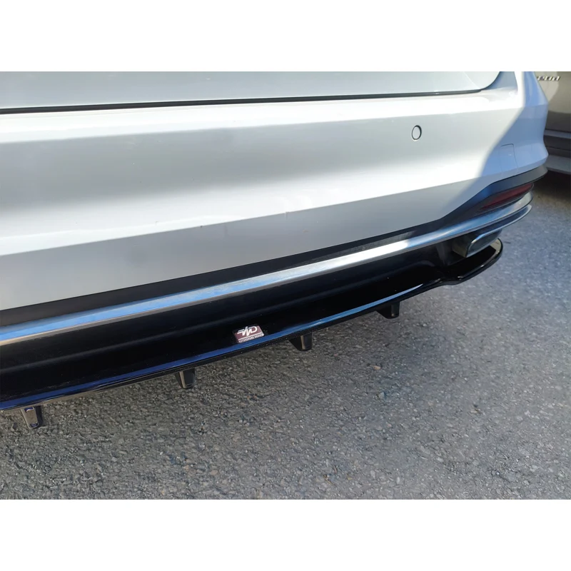 Motordrome Rear bumper skirt (Diffuser) suitable Audi A4 (B9) Avant Facelift 2019- (ABS)