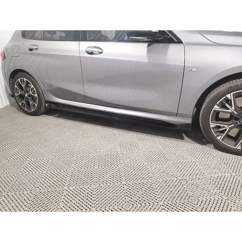 Motordrome, Side Skirts V.2, Passer til BMW 1-Series (F70) M-Sport/M135 2024- - Glossy Black
