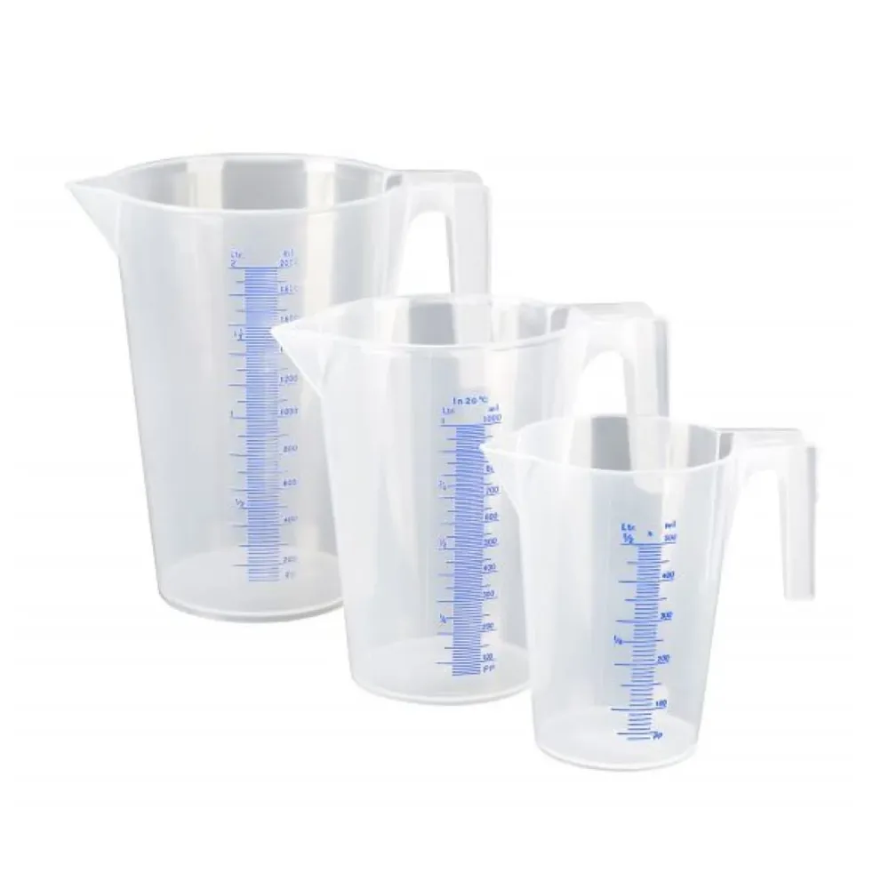 Mätkannor 3-delars kit 0.5, 1, 2 liter