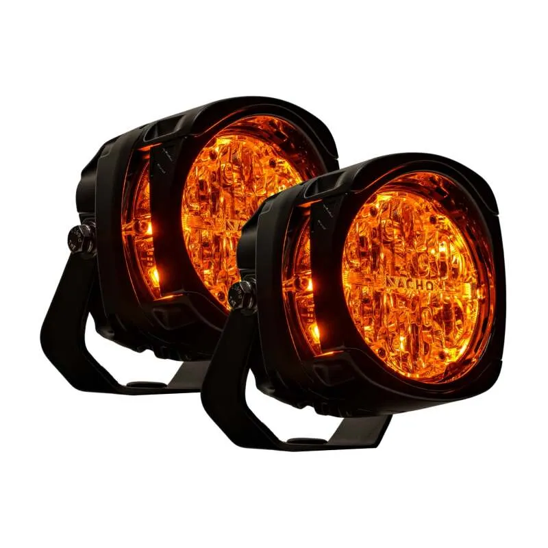 Nacho Lighting Quatro Chase - Amber (Pair)