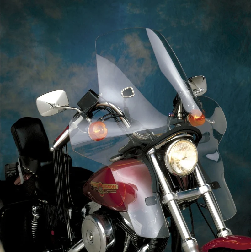 National Cycle 88-21 Harley XL/FXR/FXD/86-91 BMW R80G/R100GS/15-23 Ducati Scrmblr Plexifairing 3-Clr