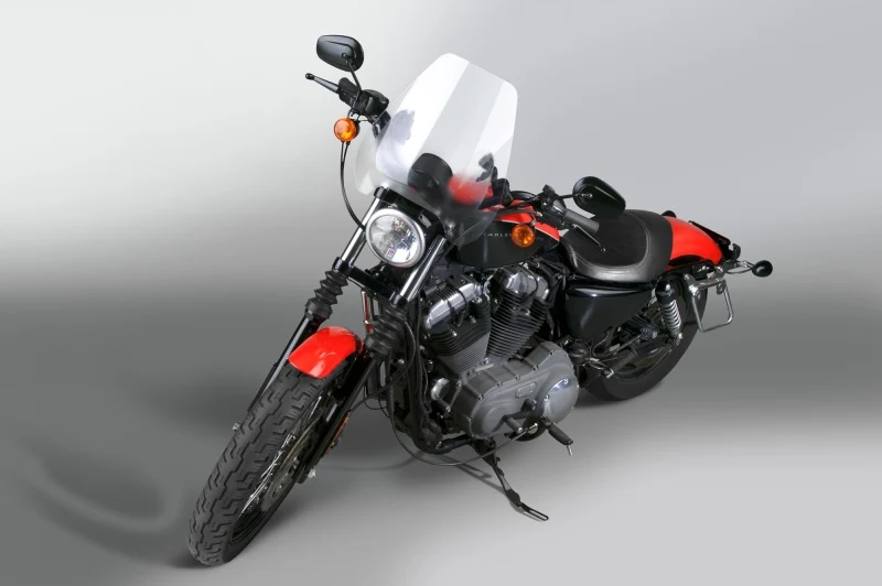 National Cycle Deflector Screen w/ Handlebar 1 . Quick Set - Clear