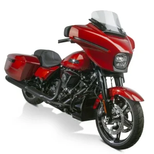 National Cycle 24+ Harley-Davidson FLH/ 23 FLH CVO V-Stream Quantum Plus Mid Windshield- LT. Tint