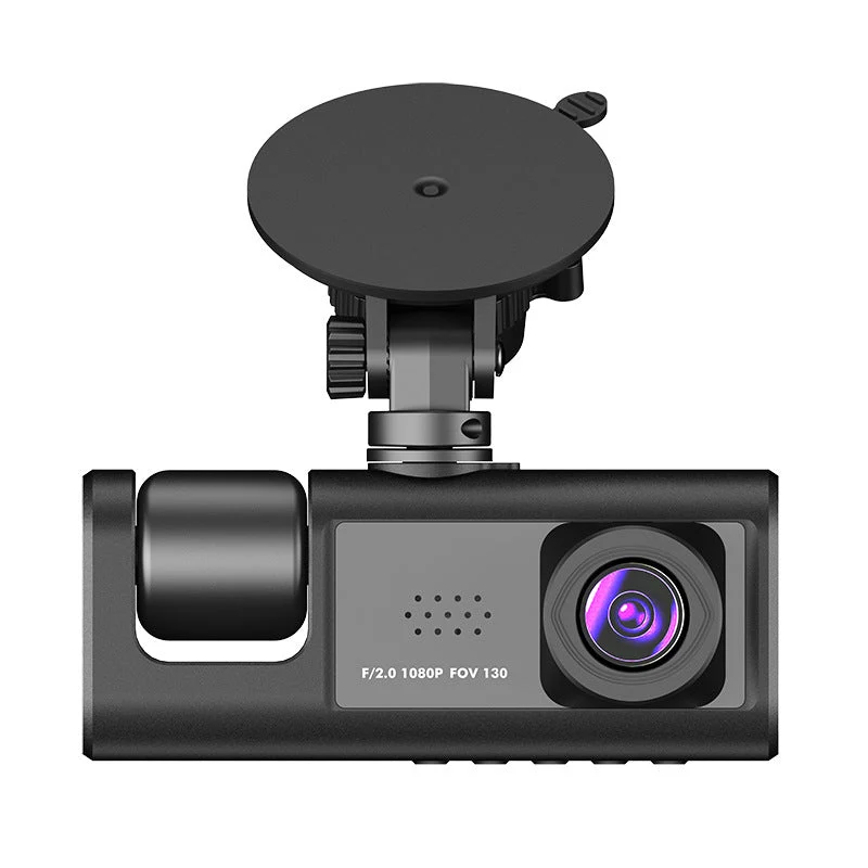 Nattsyns trippellins 1080p bilkamera med bak- och framvy