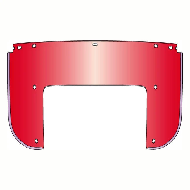NC Nedre Vindruta Beaded Röd HD 7-bult