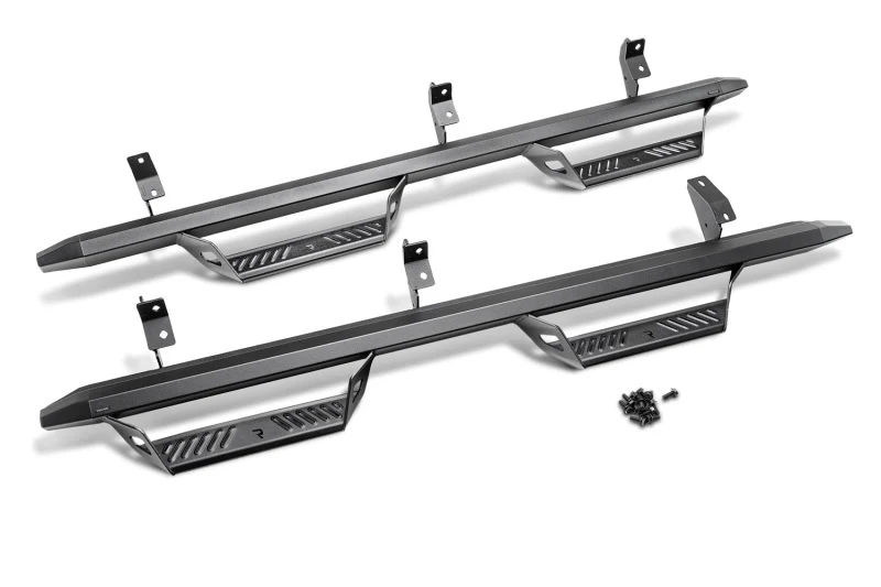 N-Fab 2022 Toyota Tundra Crew Max Cab All Beds SRW Predator Pro Steps Textured Black w/o Bed Access