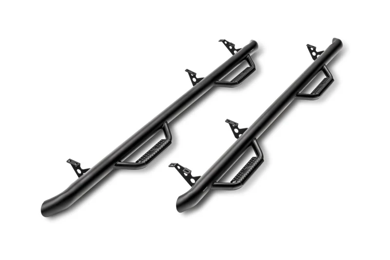 N-Fab Nerf Step 02-08 Dodge Ram 1500/2500/3500 Quad Cab 4 Door - Tex. Black - Cab Length - 3in