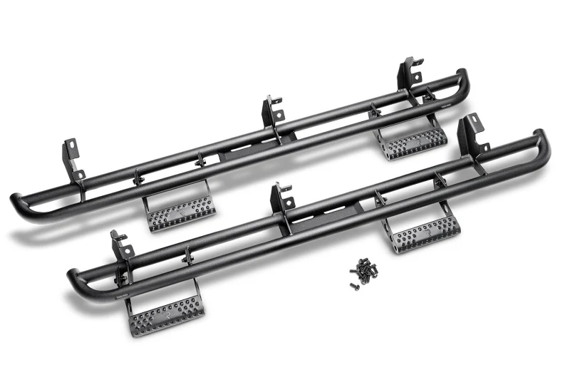 N-Fab RKR Step System 10-17 Toyota 4 Runner (Trail Edition) SUV 4 Door - Tex. Black - 1.75in