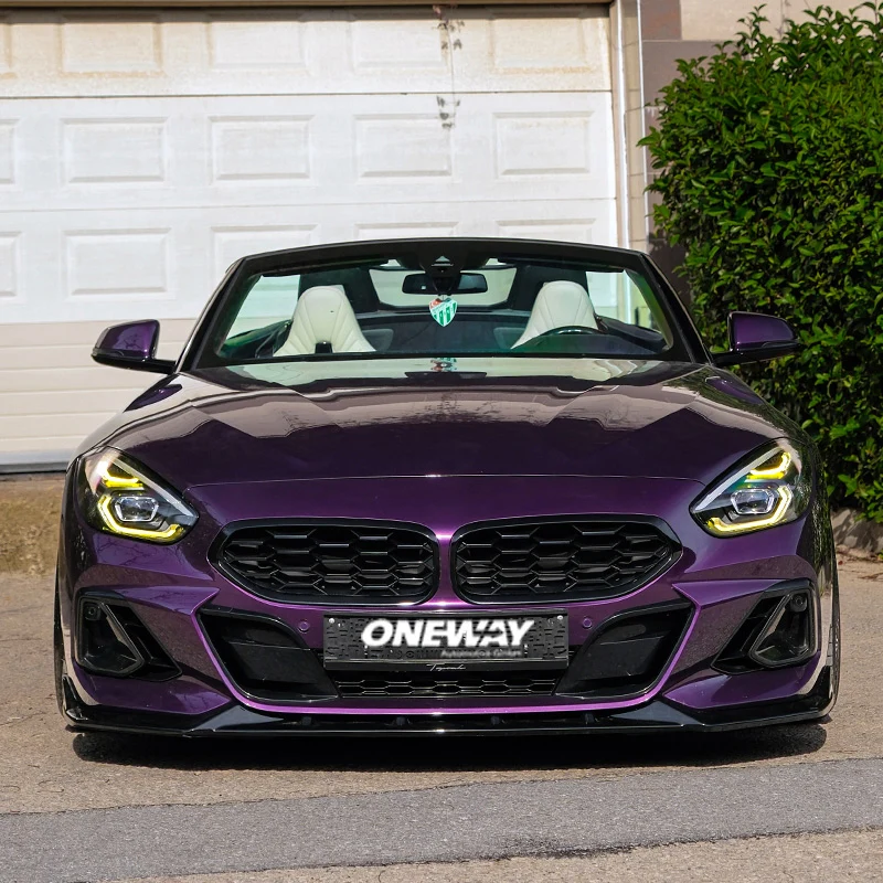 Oneway Front spoiler suitable BMW Z4 (G29) M-Pack/M40i 2018-2022 & Facelift 2022- Gloss black