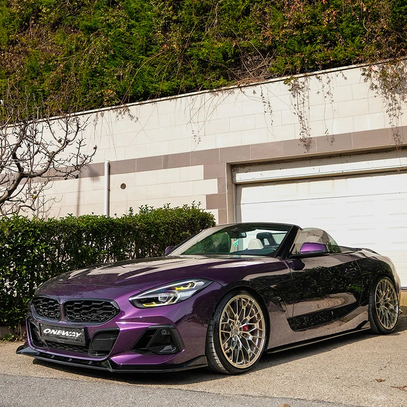 Oneway Front spoiler suitable BMW Z4 (G29) M-Pack/M40i 2018-2022 & Facelift 2022- Gloss black