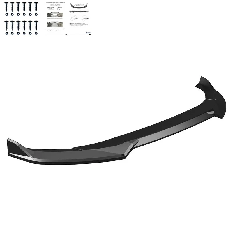 Oneway Front spoiler suitable Cupra Terramar (KP1) 2024- - Gloss black