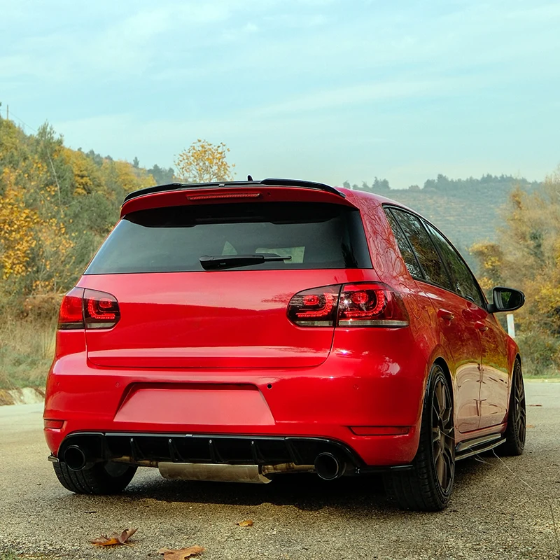 Oneway Rear Diffuser suitable Volkswagen Golf VI GTi/GTD 2008-2012 - Gloss black
