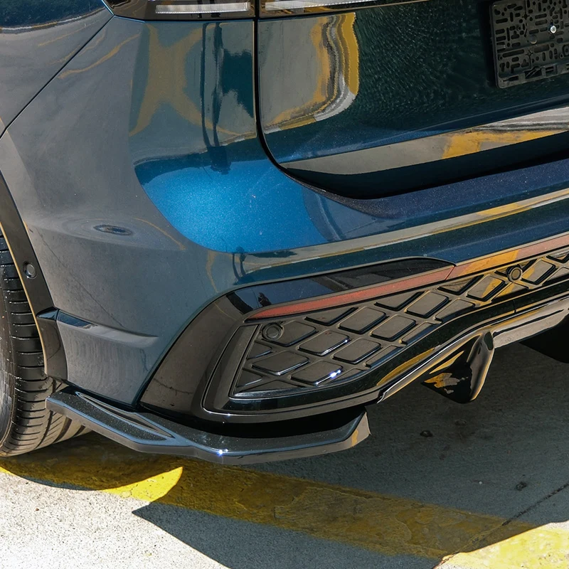 Oneway Rear Side Diffusors suitable Volkswagen Tiguan III (CT1) 2024- - Gloss black