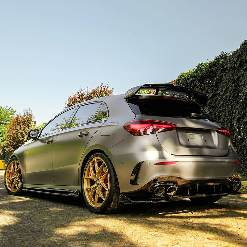 Oneway Roof Spoiler (Cap) suitable Mercedes -Class (W177) A45 S Aero Pack 2019-2023 & FL 2023- - Gloss black