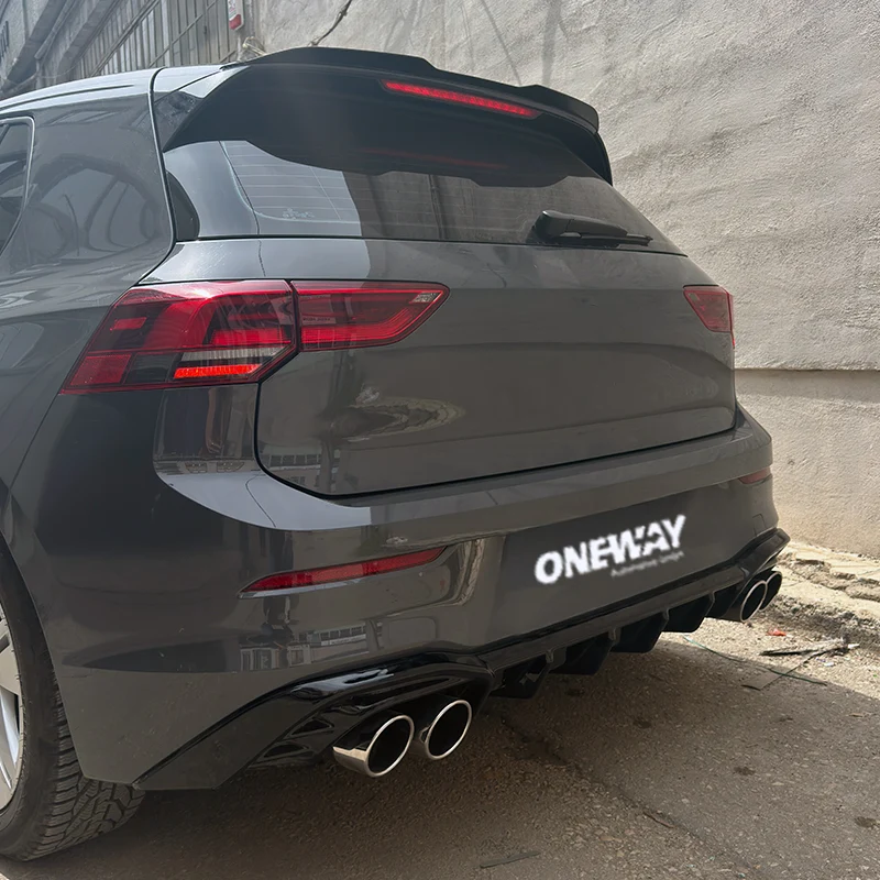 Oneway Roof Spoiler (Cap) suitable Volkswagen Golf VIII HB 3/5-doors 2020-2024 & FL 2024- excl. GTi/GTD/GTE/R/R-Line - Glo...