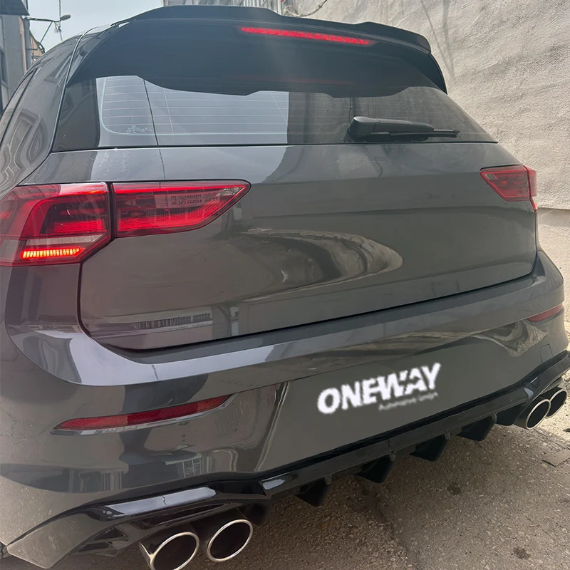 Oneway Roof Spoiler (Cap) suitable Volkswagen Golf VIII HB 3/5-doors 2020-2024 & FL 2024- excl. GTi/GTD/GTE/R/R-Line - Glo...