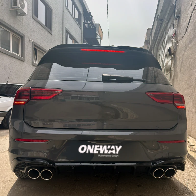 Oneway Roof Spoiler (Cap) suitable Volkswagen Golf VIII HB 3/5-doors 2020-2024 & FL 2024- excl. GTi/GTD/GTE/R/R-Line - Glo...