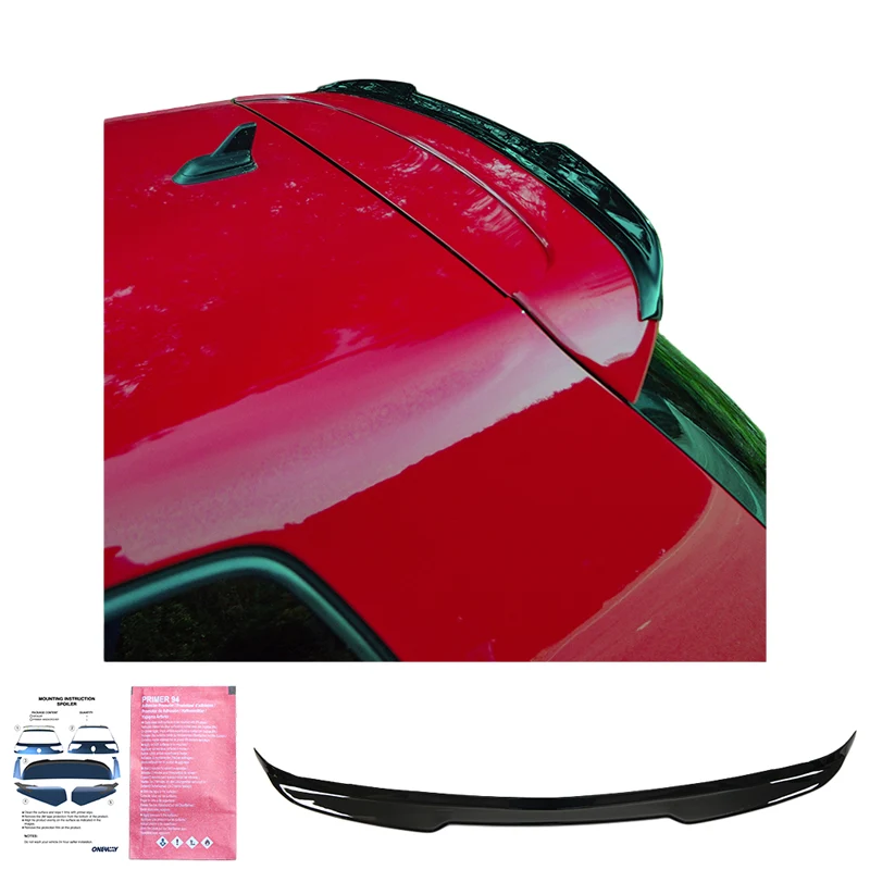 Oneway Roof Spoiler (Cap) suitable Volkswagen Golf VI GTi/GTD/R 2008-2012 - Gloss black