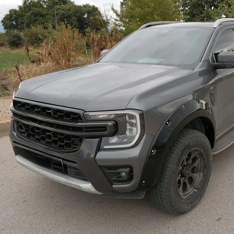Oneway Set Fender Flares suitable Ford Ranger T9 2022- (Jumbo) - Gloss black