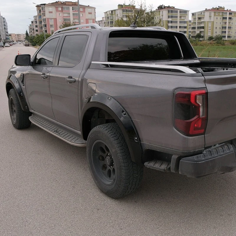 Oneway Set Fender Flares suitable Ford Ranger T9 2022- (Jumbo) - Gloss black