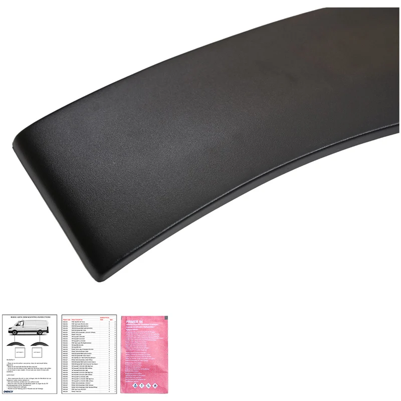 Oneway Set Wheel Arch Trims suitable Volkswagen Transporter T7 2024- (Long wheel base) - Matt black