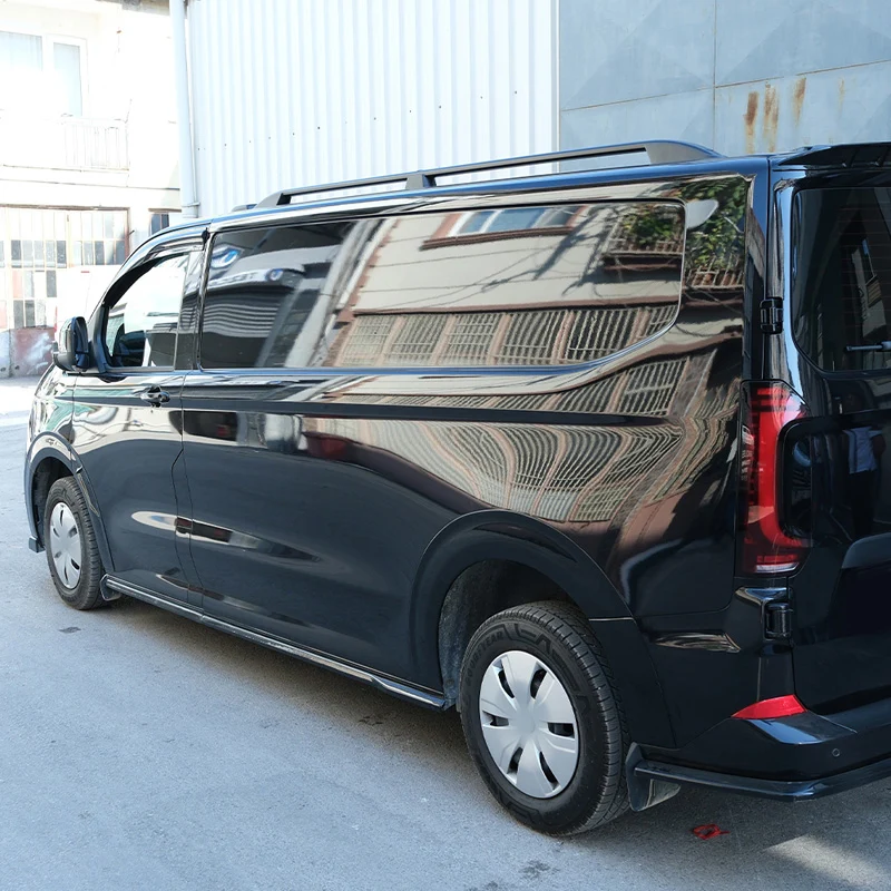Oneway Set Wheel Arch Trims suitable Volkswagen Transporter T7 2024- (Long wheel base) - Gloss black