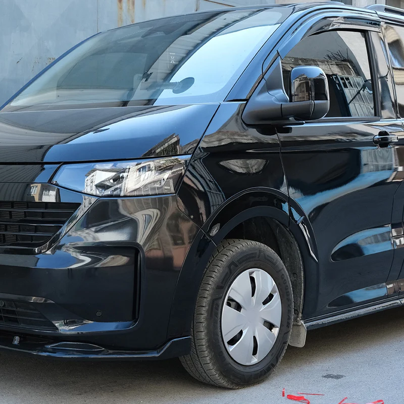Oneway Set Wheel Arch Trims suitable Volkswagen Transporter T7 2024- (Long wheel base) - Gloss black