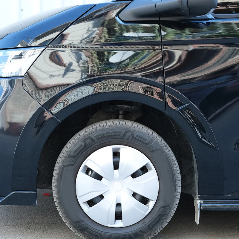 Oneway Set Wheel Arch Trims suitable Volkswagen Transporter T7 2024- (Long wheel base) - Gloss black