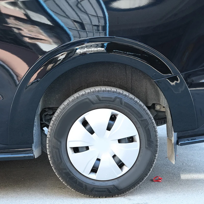 Oneway Set Wheel Arch Trims suitable Volkswagen Transporter T7 2024- (Long wheel base) - Gloss black