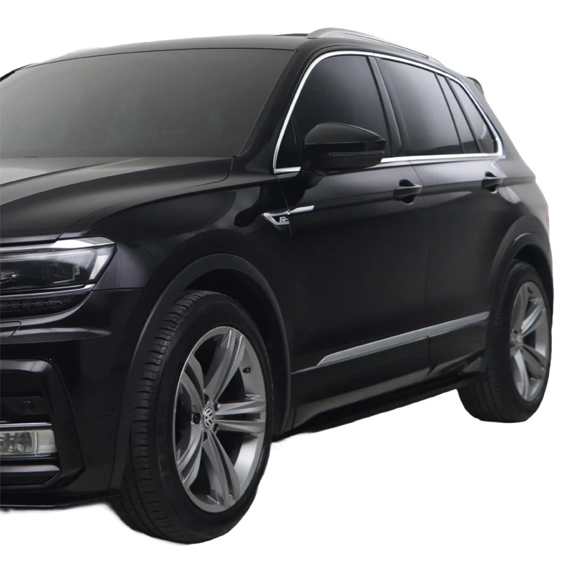 OneWay, Sideskørter, Glanssort, Passer til Volkswagen Tiguan II R-Line 2016-2020