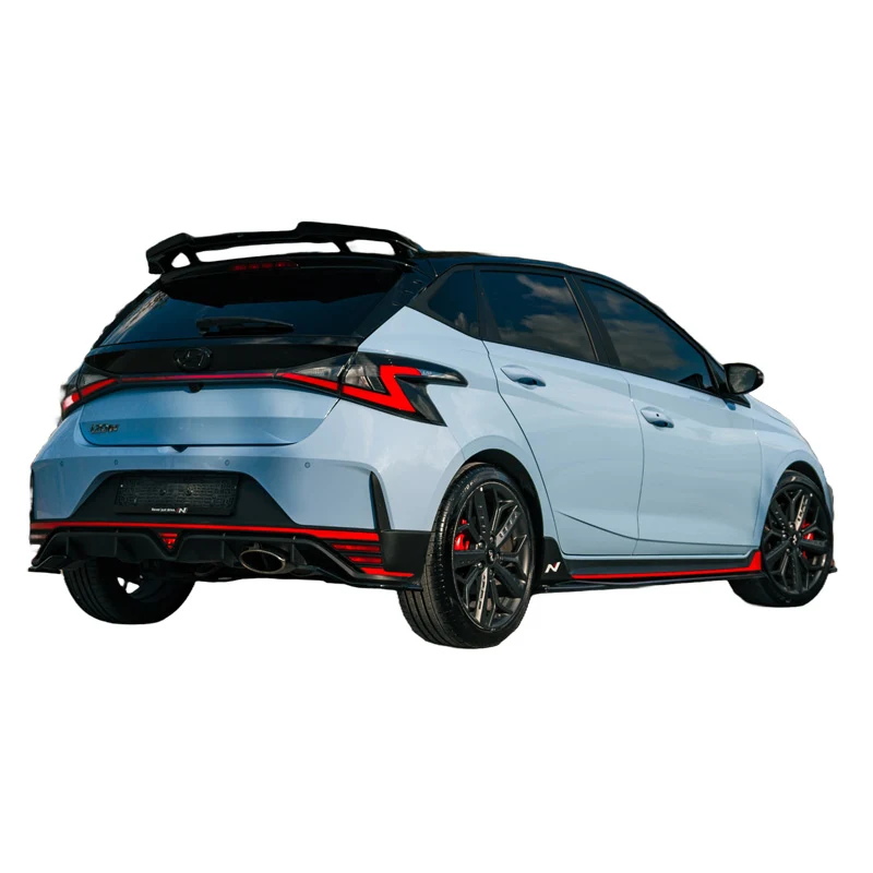 OneWay, Sideskørter, Glossy Sort, Passer til Hyundai I20 N MK3 2020-, 'Elegant Design'