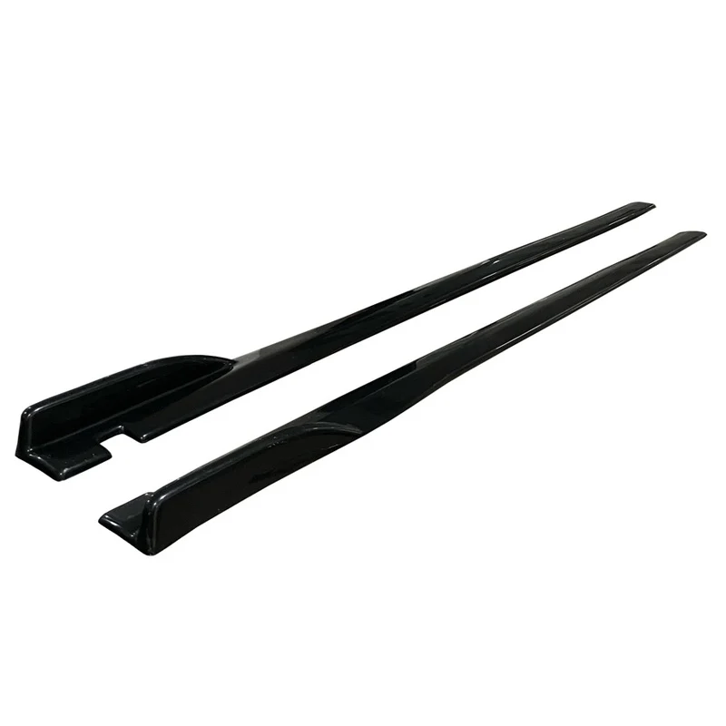 OneWay, Sideskørter, Universal, Glanssort, Længde 190 cm, 2-delt sæt