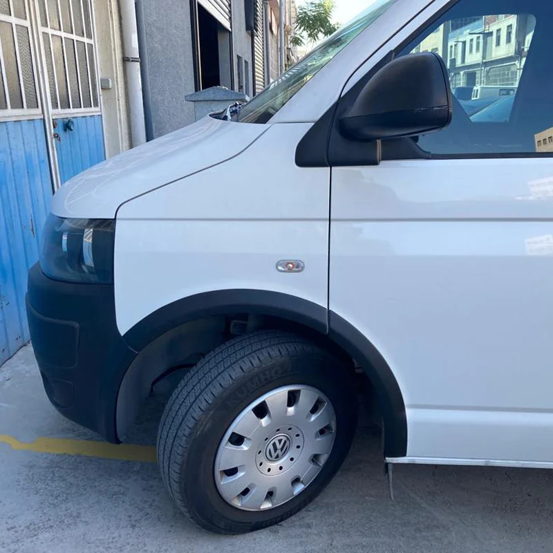 OneWay, Skærmkanter, ABS plast, Mat sort, Passer til Volkswagen Transporter T5-T5.1 (2003-2015), Kort akselafstand, Højre...