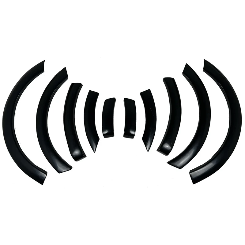 OneWay, Skærmkanter, Glanssort, Passer til Volkswagen Caddy MK4 (2015-2020), 10 stk. sæt