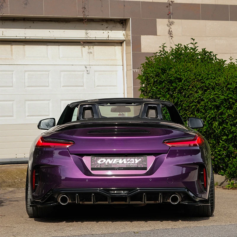 Oneway Trunk Spoiler suitable BMW Z4 (G29) M-Pack/M40i 2018-2022 & Facelift 2022- - Gloss black