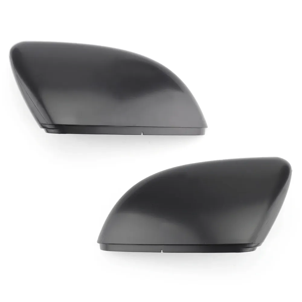 Par sidospegel täckning av locket för VW Golf MK6 2010-2013 Matt Black