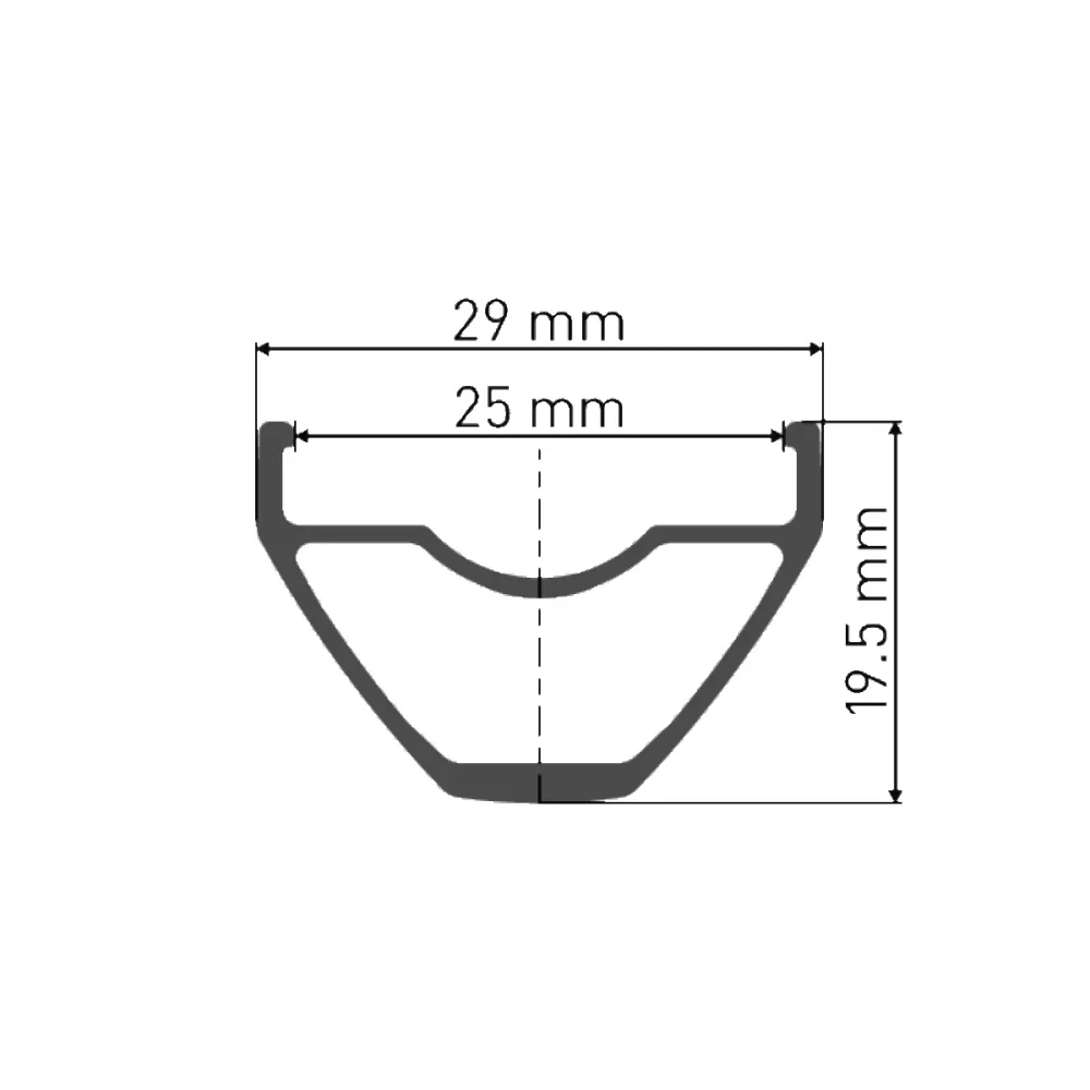 Par DT SWISS X 1900 SPLINE 25 mm 29"-hjul 15x100/12x142 mm