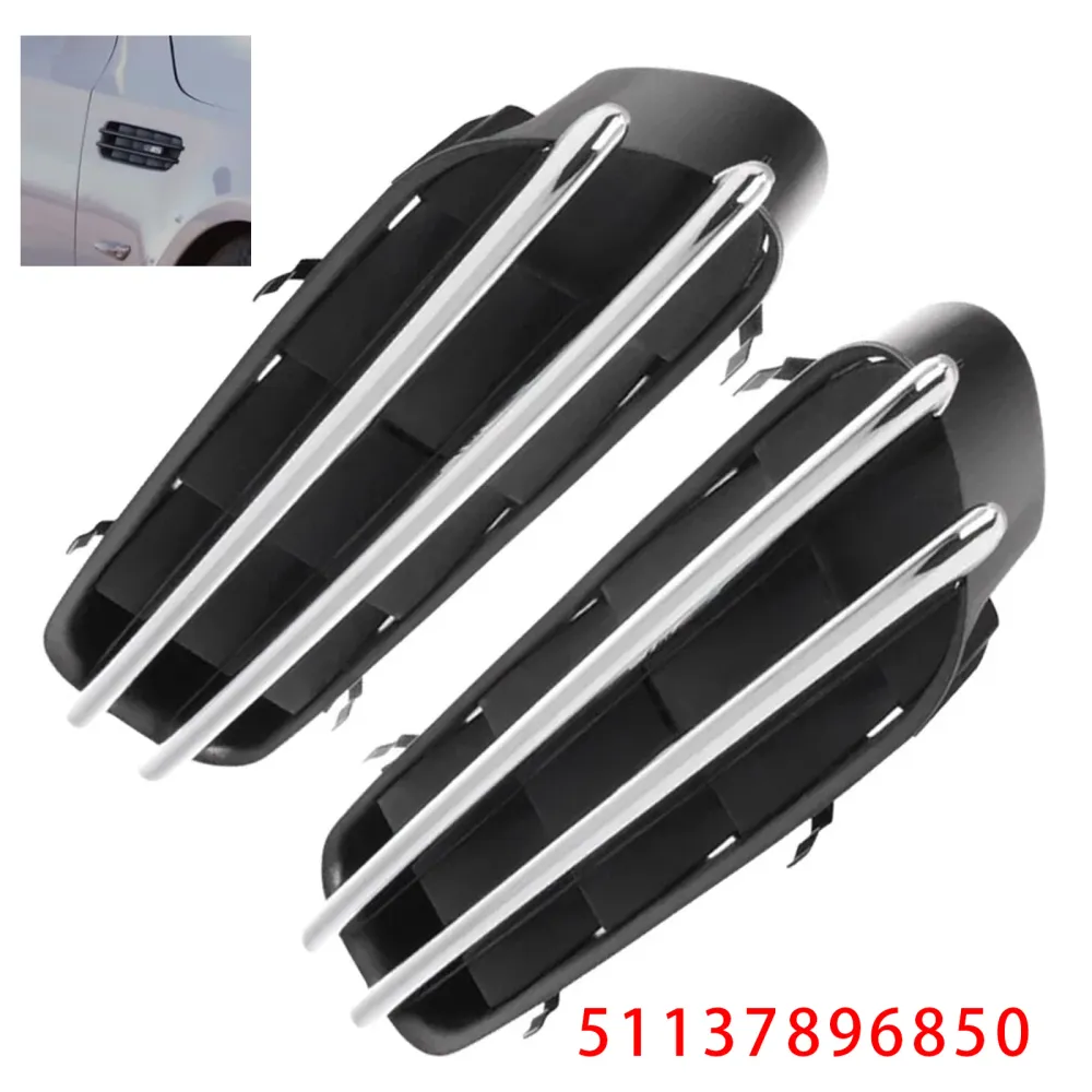 Para vingskärmsgaller täckpanel för BMW 5-serie E39 E60 E61 M5 51137896850