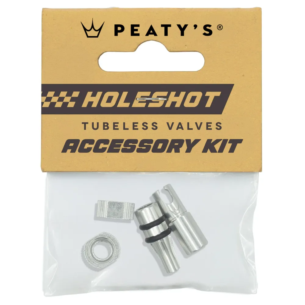 PEATY'S HOLESHOT FAST FLOW Sats med ventilhattar och nipplar Silver