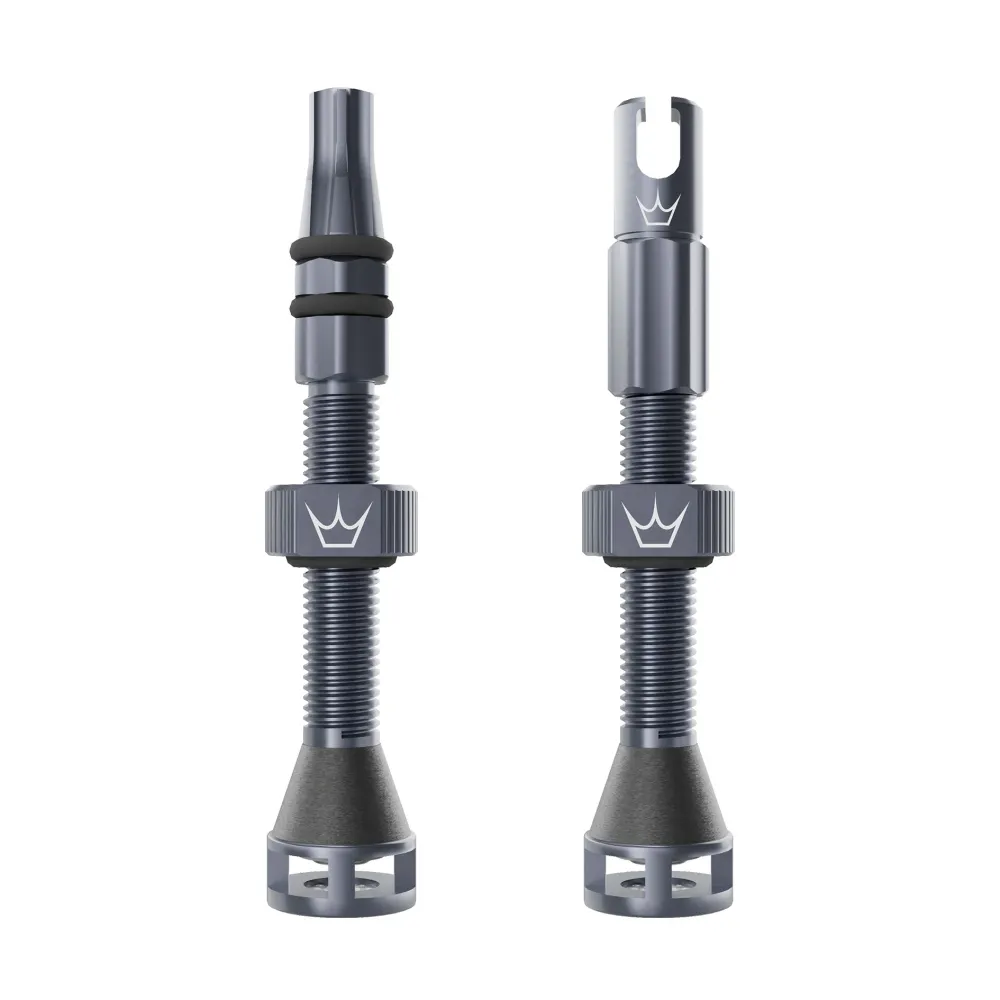 PEATY'S HOLESHOT FAST FLOW 60 mm slanglösa ventiler (x2) Petroleum