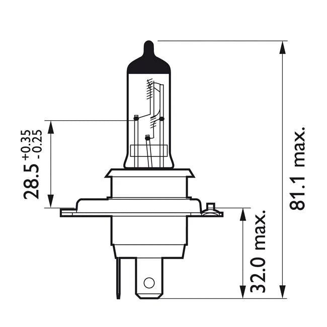 Philips CityVision Moto MC Lampa H4 55/60W
