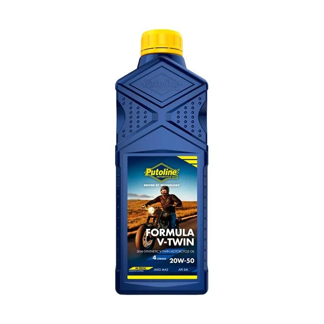 Putoline Formula V-Twin Motorolja Delsyntet 20W-50 1L
