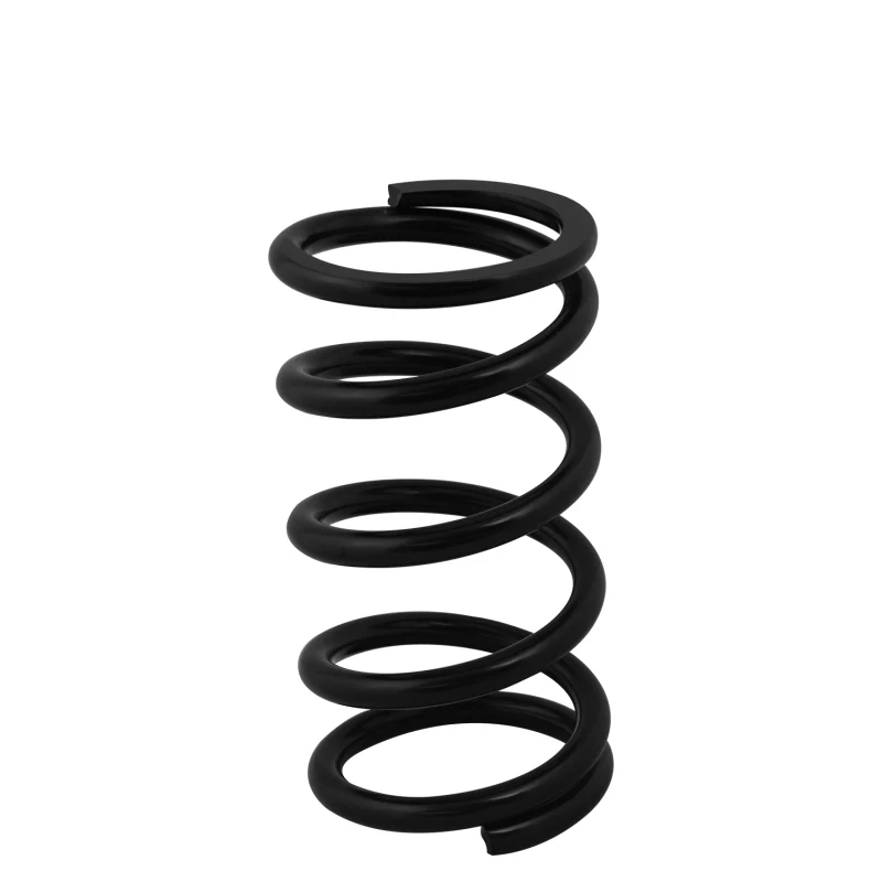 QA1 2-1/2in ID High Travel Spring - 9in Length x 650lbs/ - Black Powder Coated