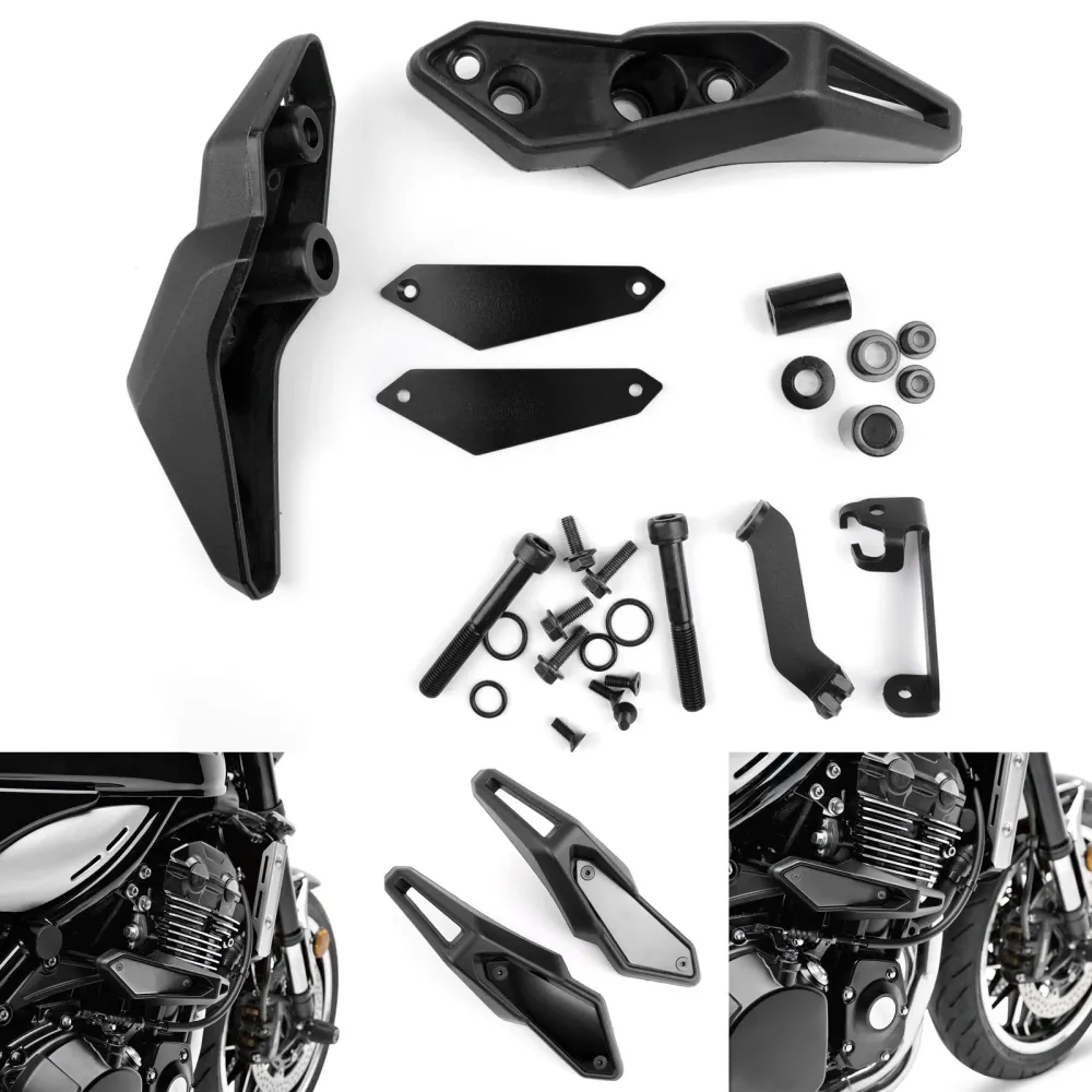Ramglider SET Motorskydd VÄNSTER & RÄTT För 2018 Kawasaki Z 900 RS Generisk