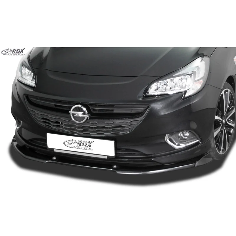 RDX Racedesign, Frontspoiler Vario-X, Passer til Opel Corsa E OPC-Line 2014-, Ubehandlet PU