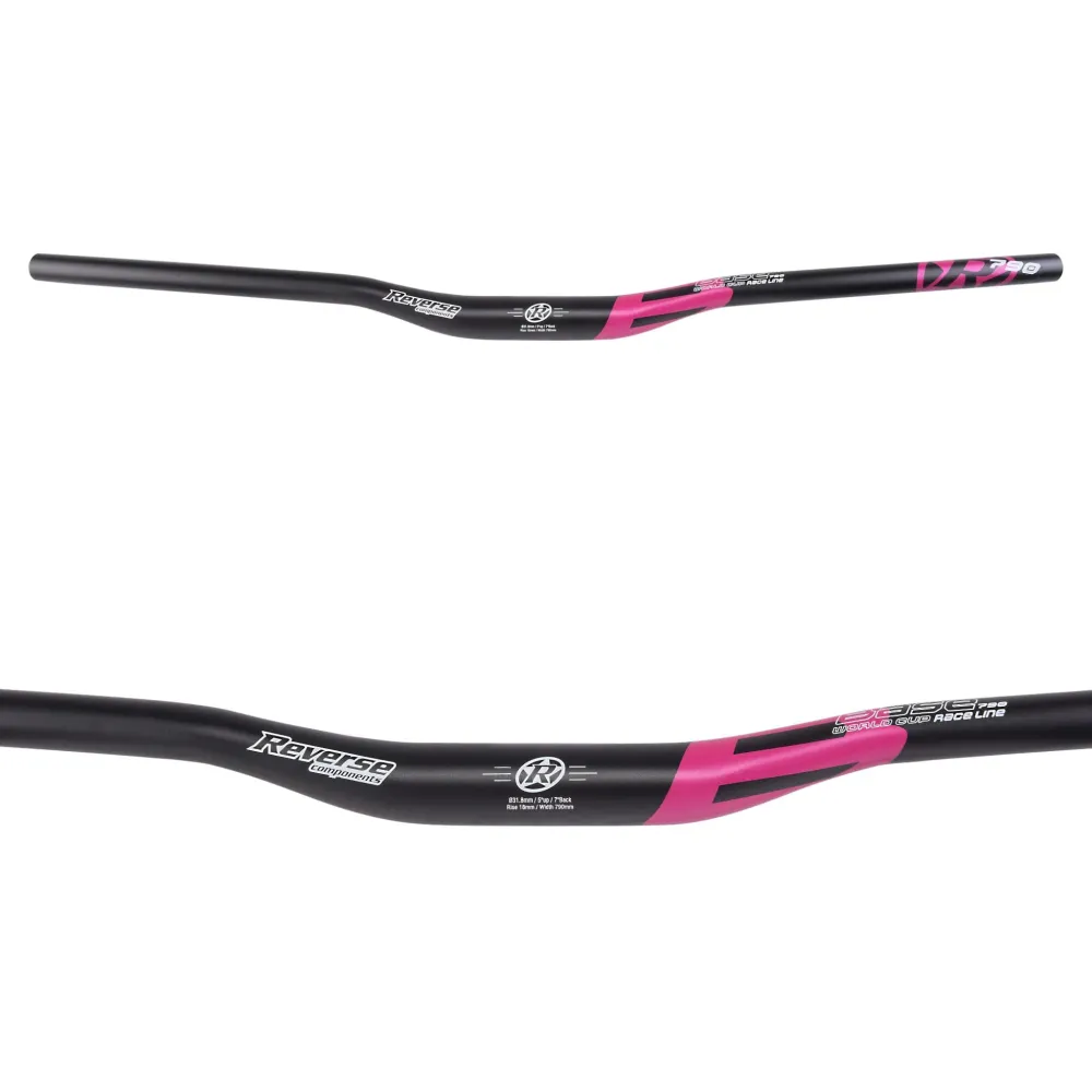 REVERSE COMPONENTS BASE Rise 18mm hängare 790mm Svart/Rosa