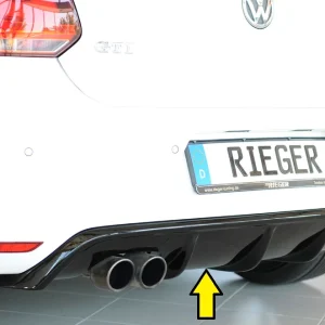 Rieger Diffusor VW Polo GTI 2010/2014 - Högblank Svart