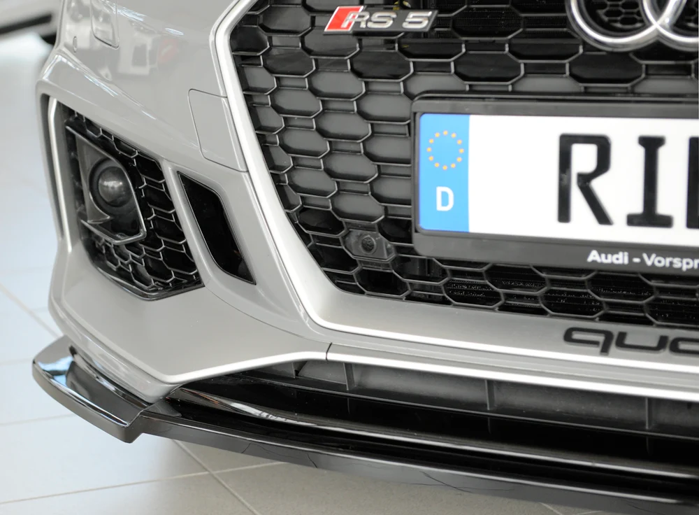 Rieger Frontsplitter Audi RS5 B9/F5 2017-2020 - Högblank Svart